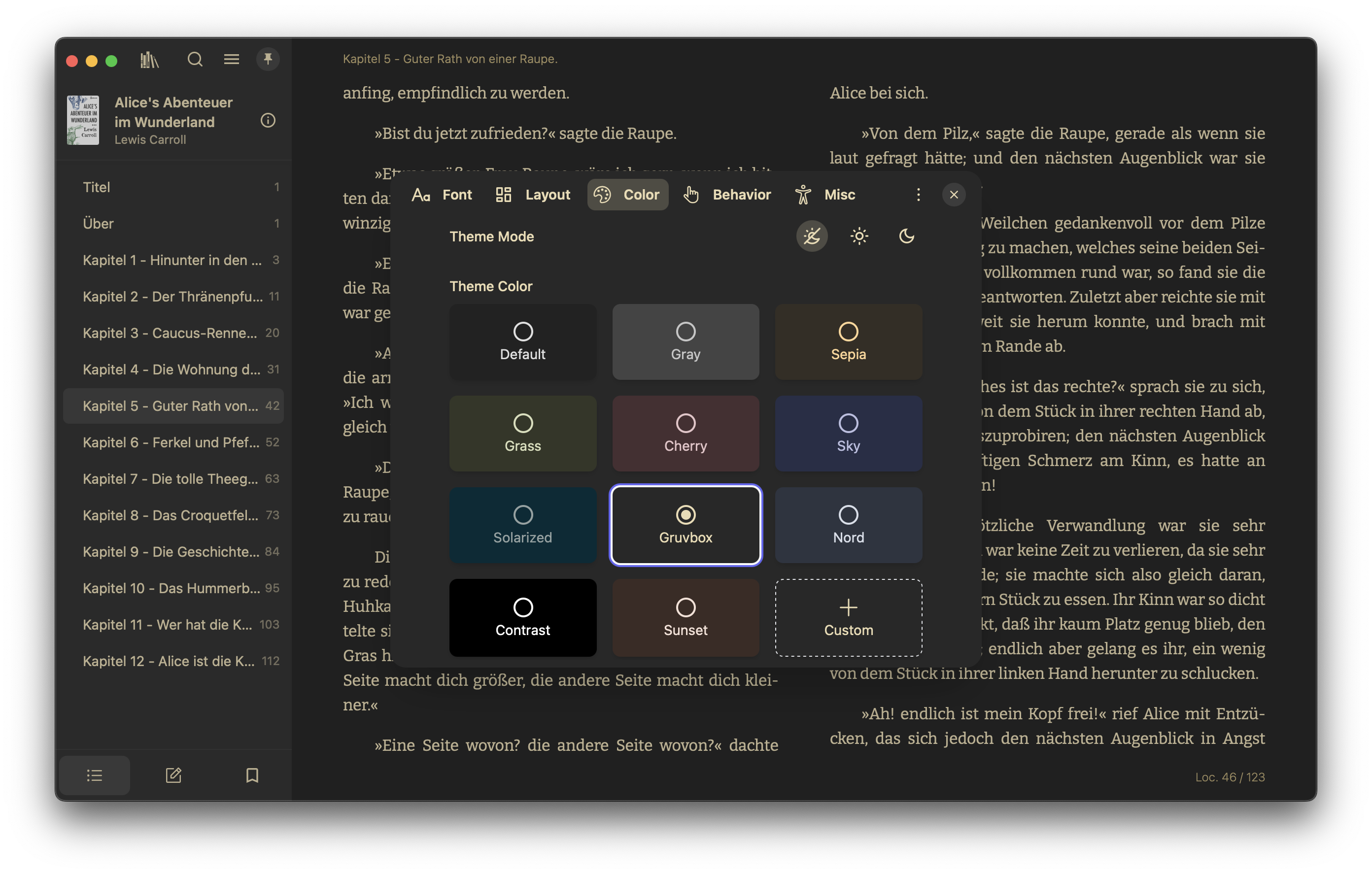 Theming Dark Mode